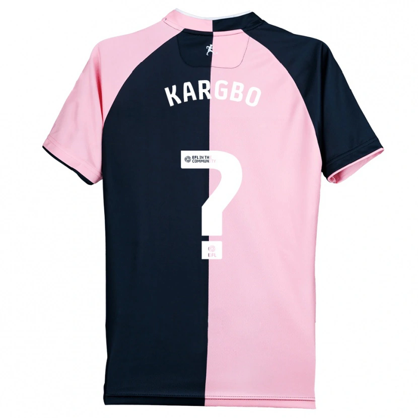 Danxen Criança Camisola Hamzad Kargbo #0 Rosa Preto Alternativa 2025/26 Camisa Brasil
