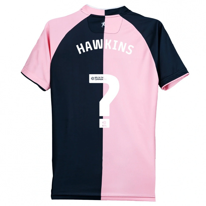 Danxen Criança Camisola Henry Hawkins #0 Rosa Preto Alternativa 2025/26 Camisa Brasil