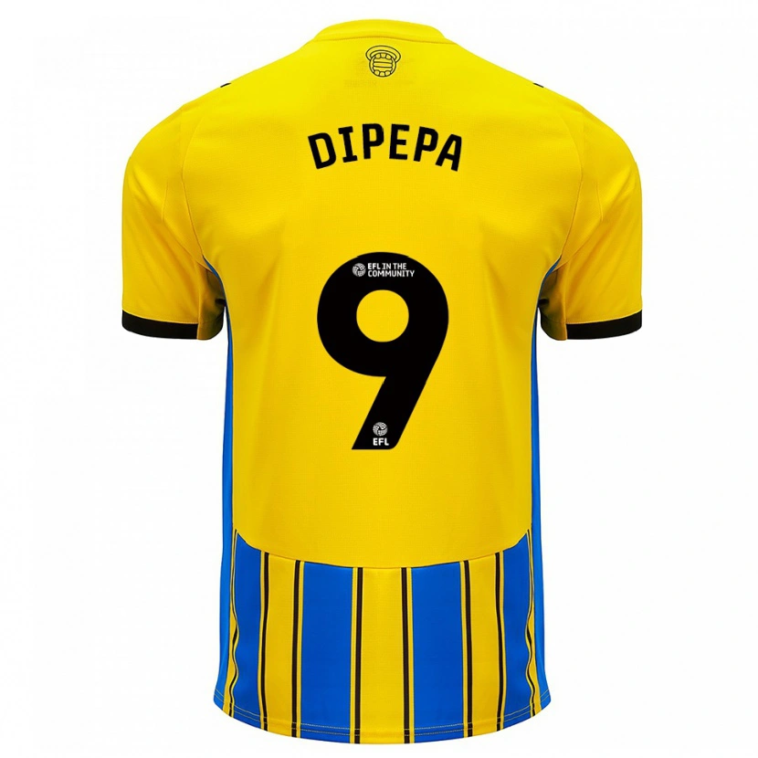 Danxen Criança Camisola Baylee Dipepa #9 Azul Amarelo Alternativa 2025/26 Camisa Brasil