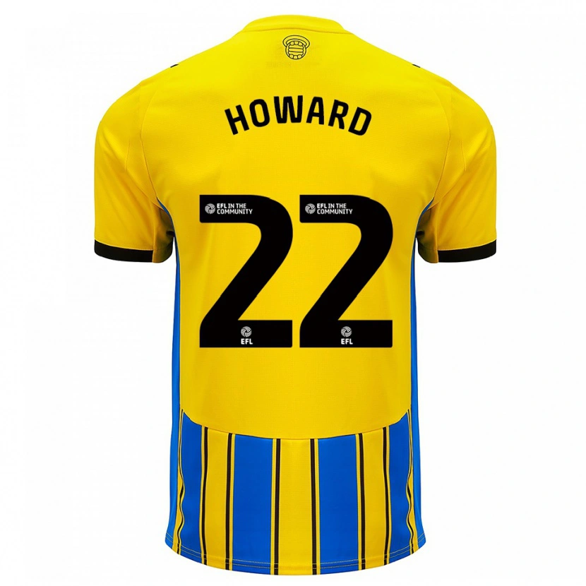 Danxen Criança Camisola Bethany-May Howard #22 Azul Amarelo Alternativa 2025/26 Camisa Brasil