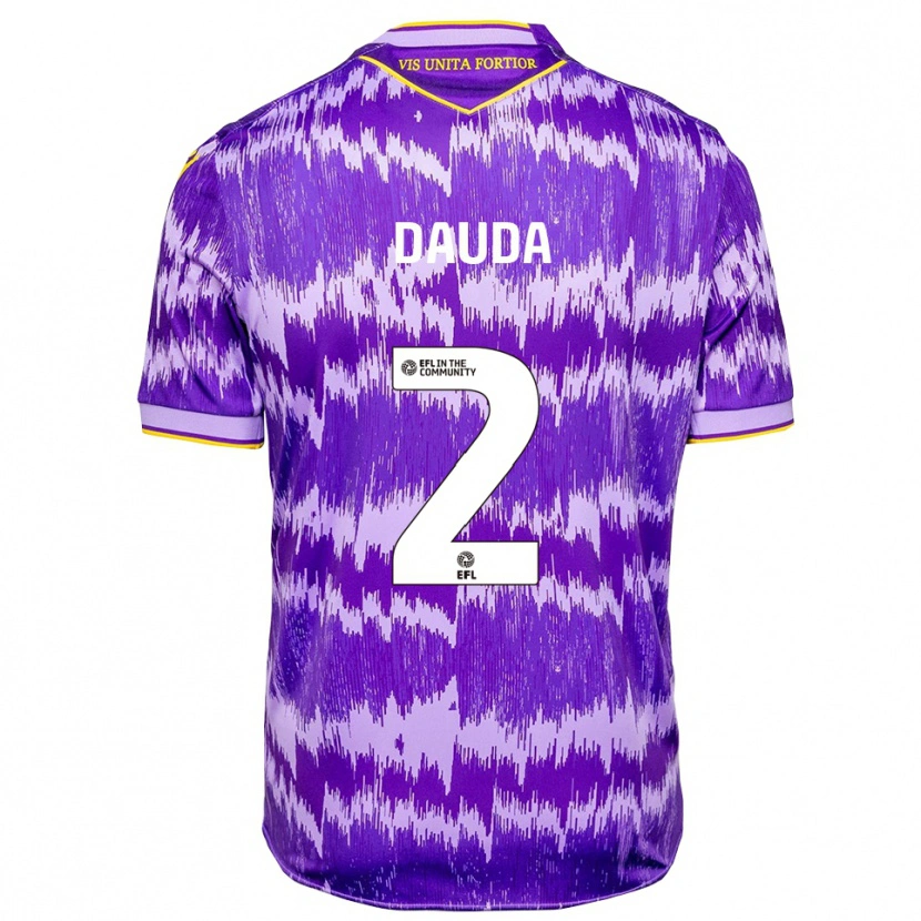 Danxen Criança Camisola Anas Dauda #2 Roxo Amarelo Alternativa 2025/26 Camisa Brasil