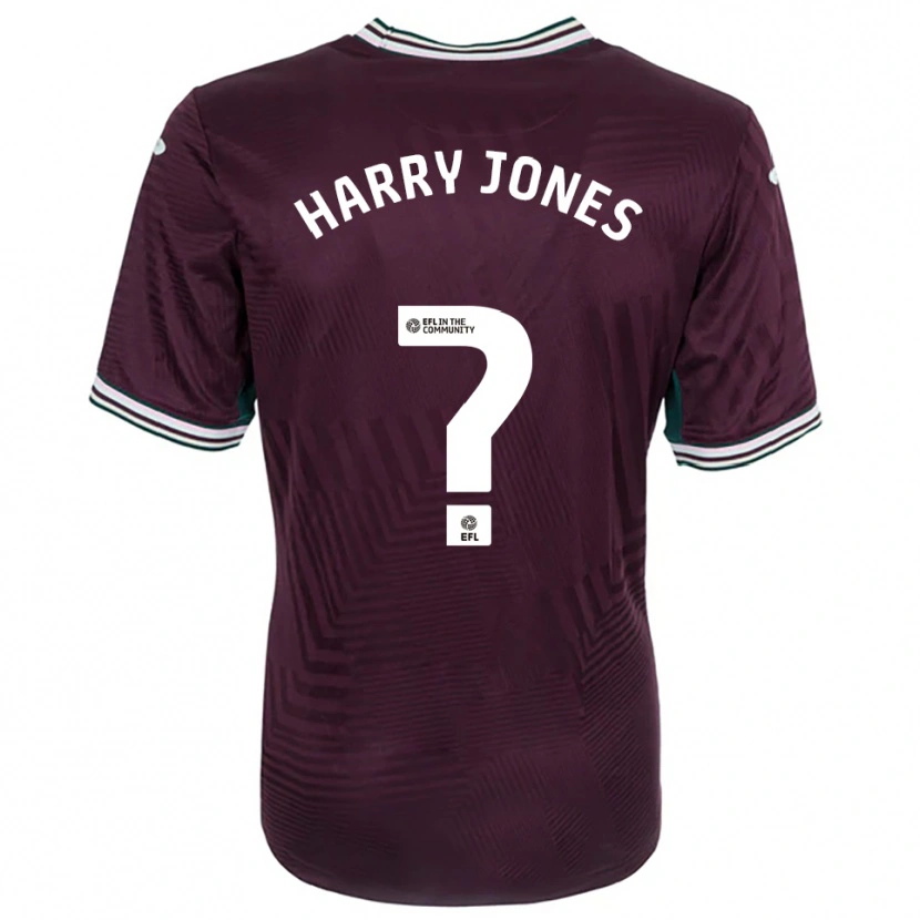 Danxen Criança Camisola Harry Jones #0 Ferrugem Vermelho Branco Alternativa 2025/26 Camisa Brasil