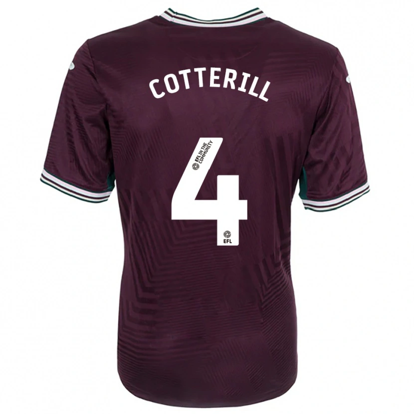 Danxen Criança Camisola Joel Cotterill #4 Ferrugem Vermelho Branco Alternativa 2025/26 Camisa Brasil
