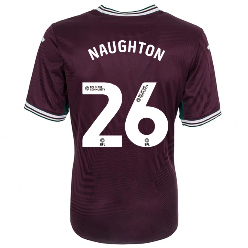 Danxen Criança Camisola Kyle Naughton #26 Ferrugem Vermelho Branco Alternativa 2025/26 Camisa Brasil