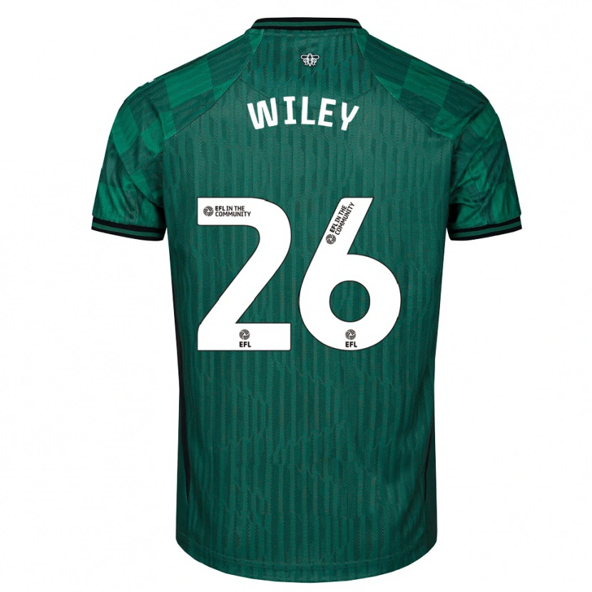 Danxen Criança Camisola Caleb Wiley #26 Verde Preto Alternativa 2025/26 Camisa Brasil