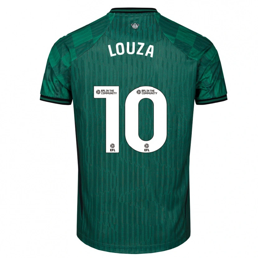 Danxen Criança Camisola Imrân Louza #10 Verde Preto Alternativa 2025/26 Camisa Brasil