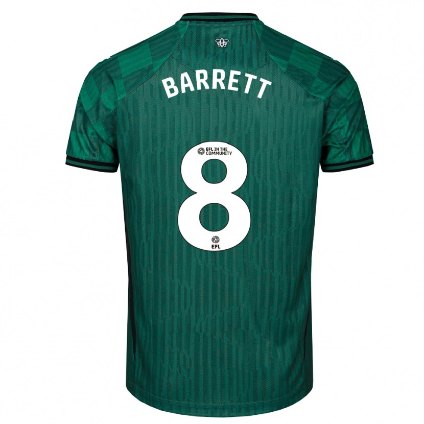 Danxen Criança Camisola Hayden Barrett #8 Verde Preto Alternativa 2025/26 Camisa Brasil