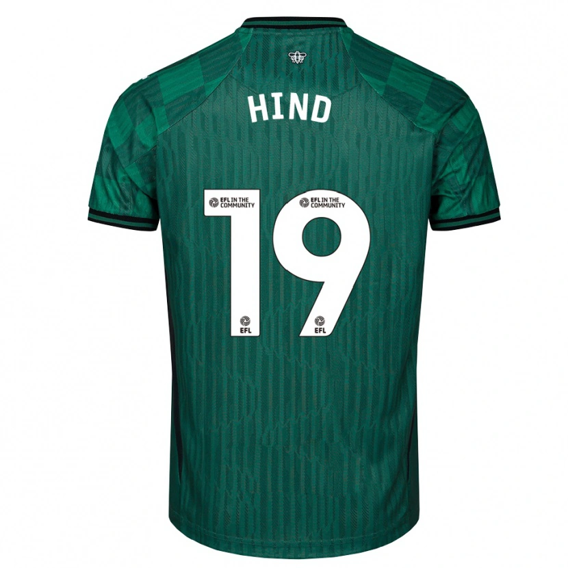 Danxen Criança Camisola Daisy Hind #19 Verde Preto Alternativa 2025/26 Camisa Brasil