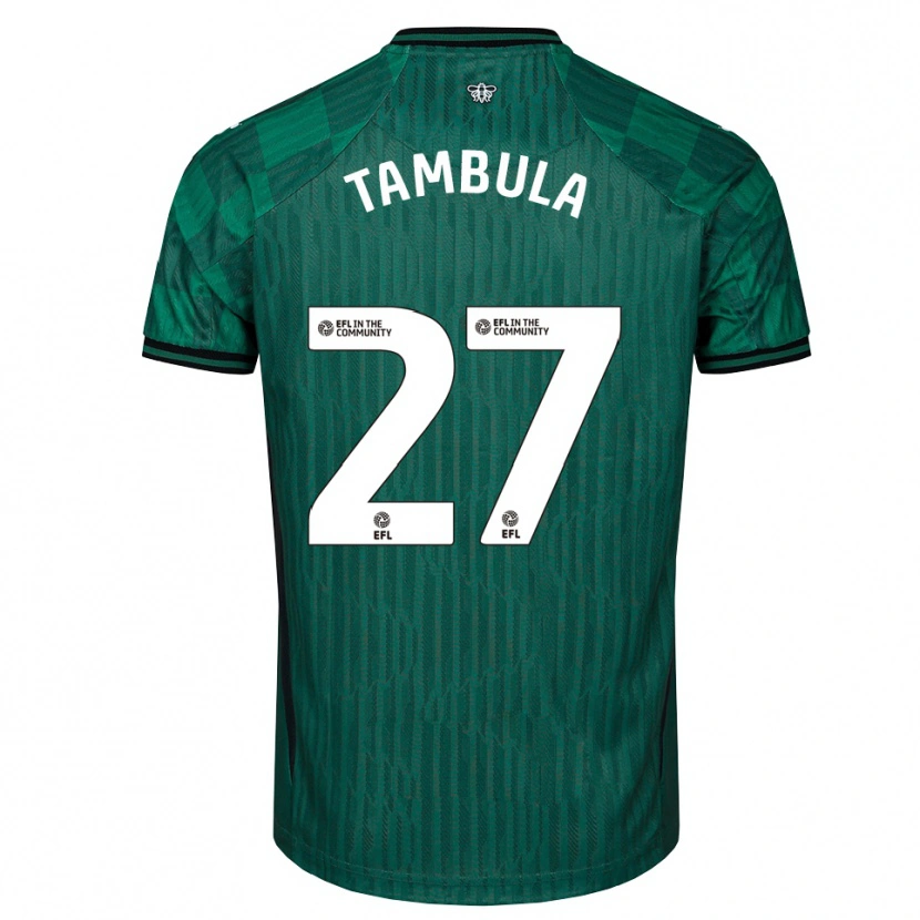 Danxen Criança Camisola Chloe Tambula #27 Verde Preto Alternativa 2025/26 Camisa Brasil
