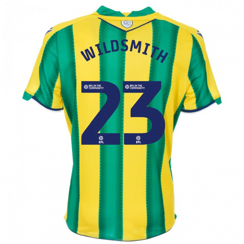 Danxen Criança Camisola Joe Wildsmith #23 Amarelo Verde Alternativa 2025/26 Camisa Brasil