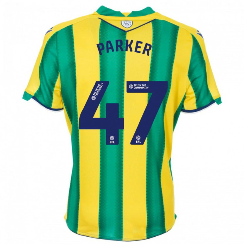 Danxen Criança Camisola Michael Parker #47 Amarelo Verde Alternativa 2025/26 Camisa Brasil