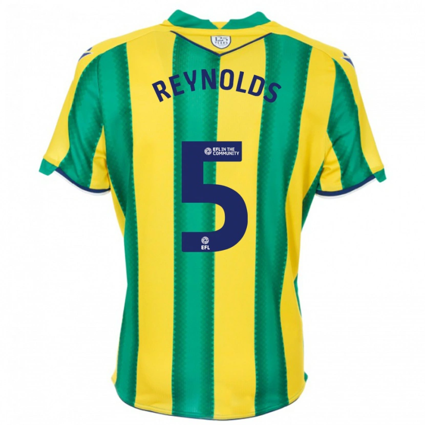 Danxen Criança Camisola Taylor Reynolds #5 Amarelo Verde Alternativa 2025/26 Camisa Brasil