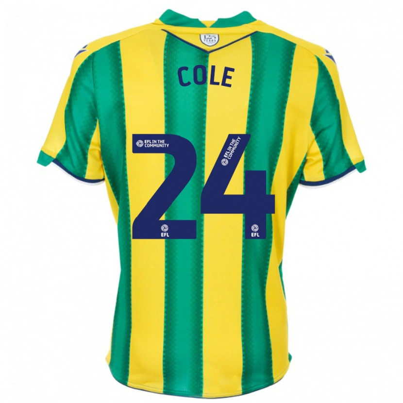 Danxen Criança Camisola Delphi Cole #24 Amarelo Verde Alternativa 2025/26 Camisa Brasil