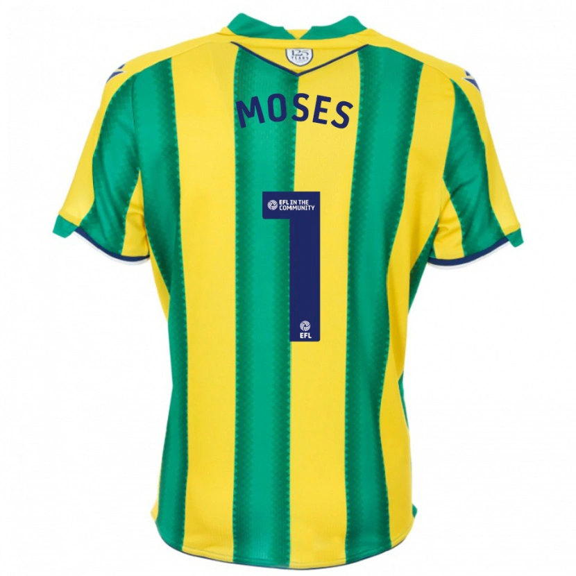 Danxen Criança Camisola Maxwell Moses #1 Amarelo Verde Alternativa 2025/26 Camisa Brasil