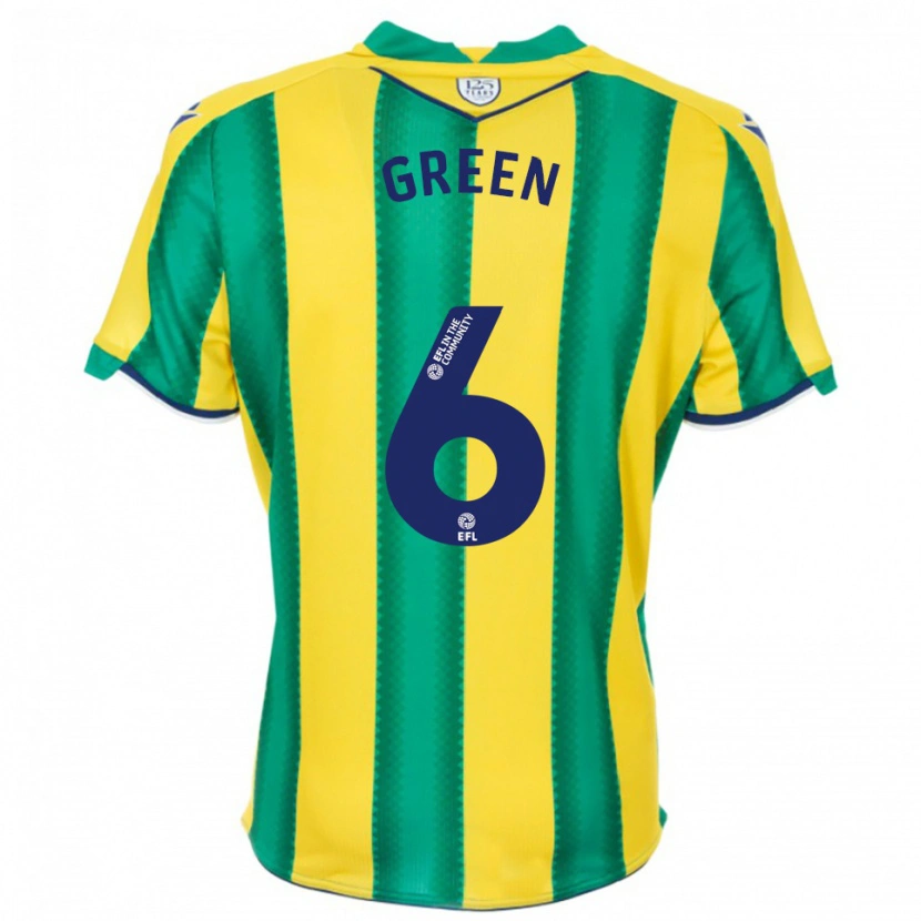 Danxen Criança Camisola Isabel Green #6 Amarelo Verde Alternativa 2025/26 Camisa Brasil