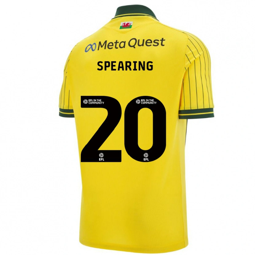 Danxen Criança Camisola Natasha Spearing #20 Amarelo Verde Alternativa 2025/26 Camisa Brasil