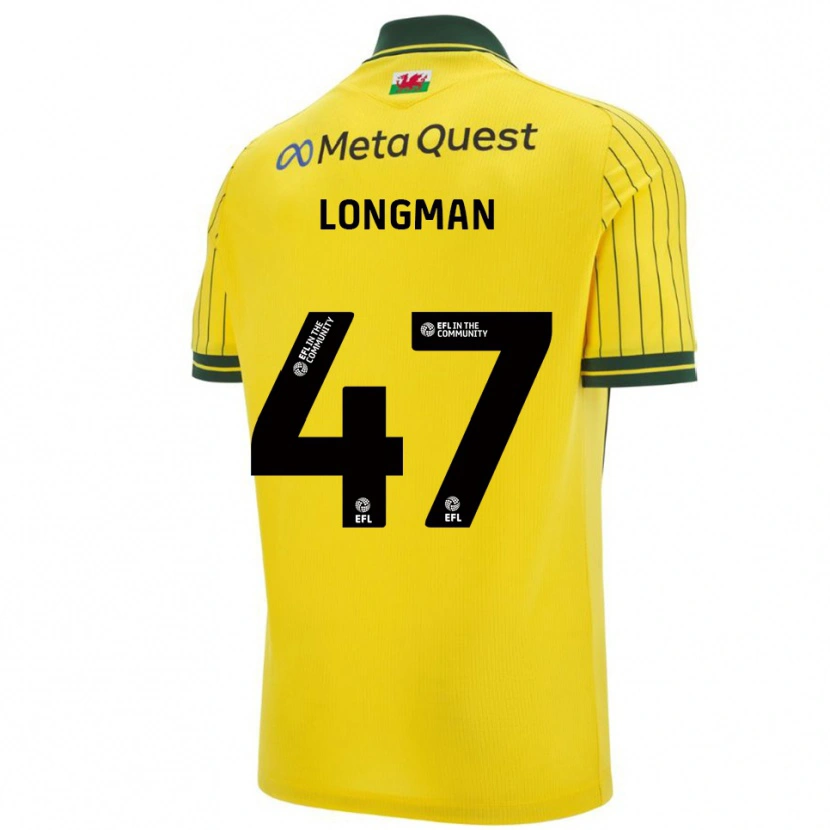 Danxen Criança Camisola Ryan Longman #47 Amarelo Verde Alternativa 2025/26 Camisa Brasil