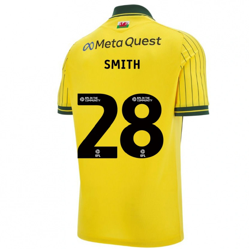 Danxen Criança Camisola Sam Smith #28 Amarelo Verde Alternativa 2025/26 Camisa Brasil