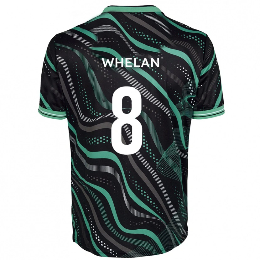 Danxen Criança Camisola Callum Whelan #8 Preto Verde Alternativa 2025/26 Camisa Brasil