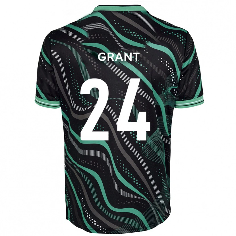 Danxen Criança Camisola Josh Grant #24 Preto Verde Alternativa 2025/26 Camisa Brasil