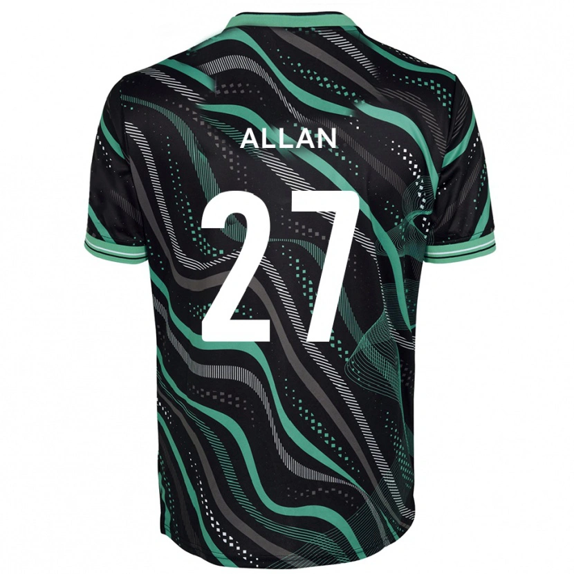 Danxen Criança Camisola Jake Allan #27 Preto Verde Alternativa 2025/26 Camisa Brasil