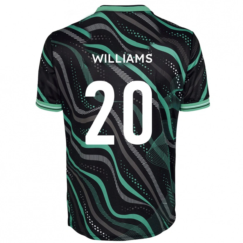 Danxen Criança Camisola Ben Williams #20 Preto Verde Alternativa 2025/26 Camisa Brasil