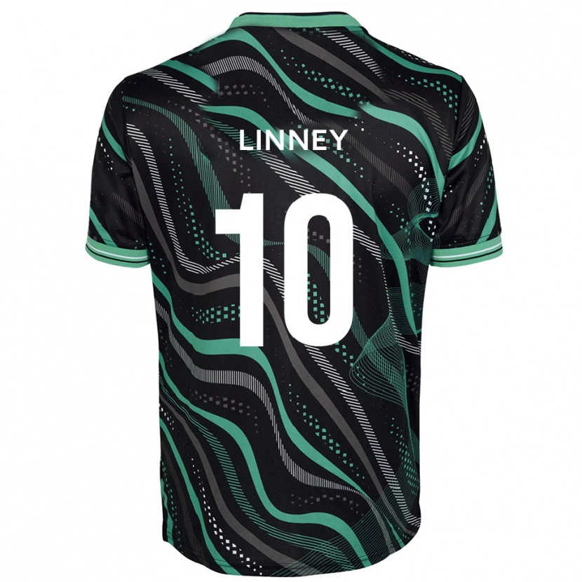 Danxen Criança Camisola Regan Linney #10 Preto Verde Alternativa 2025/26 Camisa Brasil