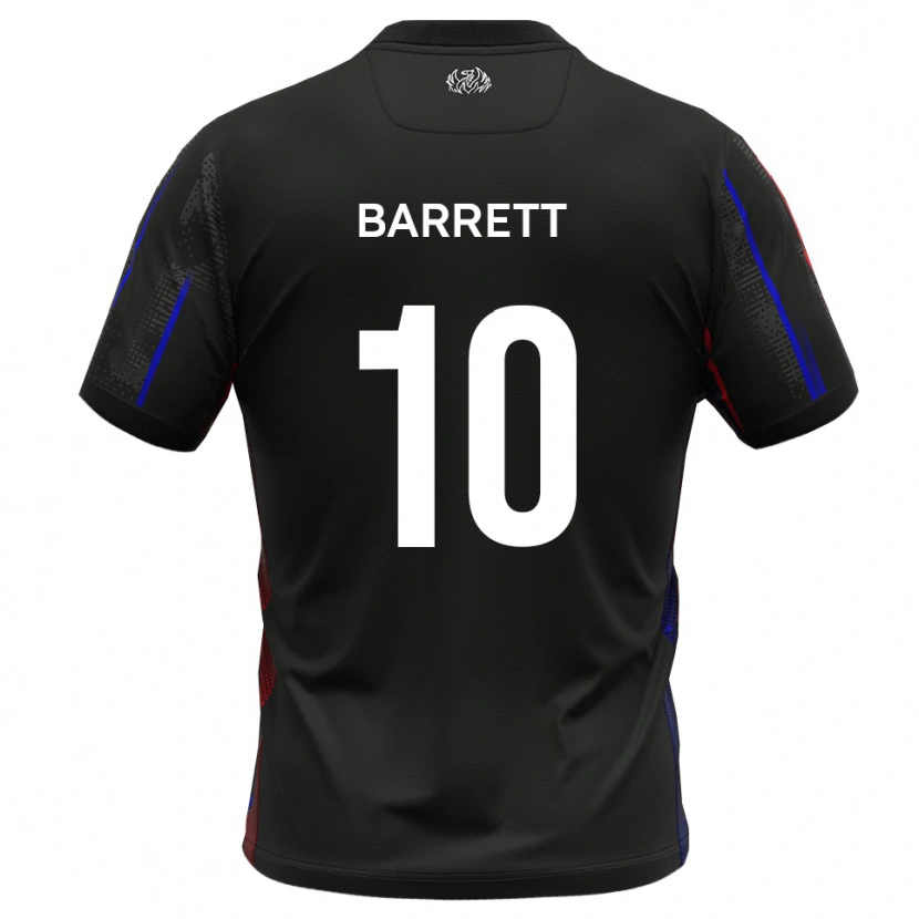 Danxen Criança Camisola Josh Barrett #10 Preto Vermelho Alternativa 2025/26 Camisa Brasil
