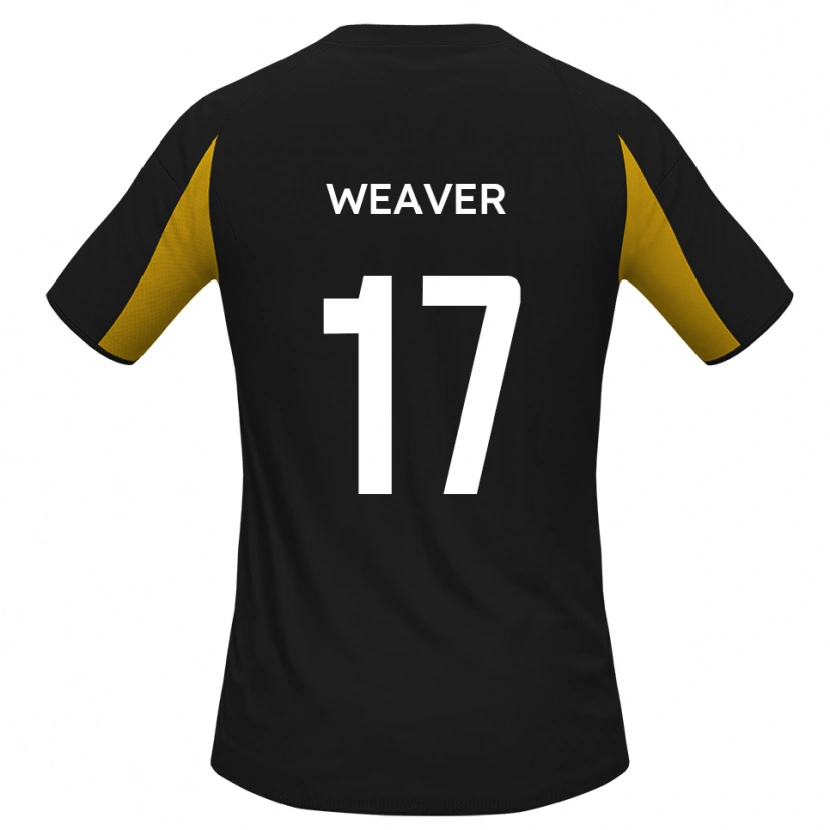 Danxen Criança Camisola Lucas Weaver #17 Preto Amarelo Alternativa 2025/26 Camisa Brasil
