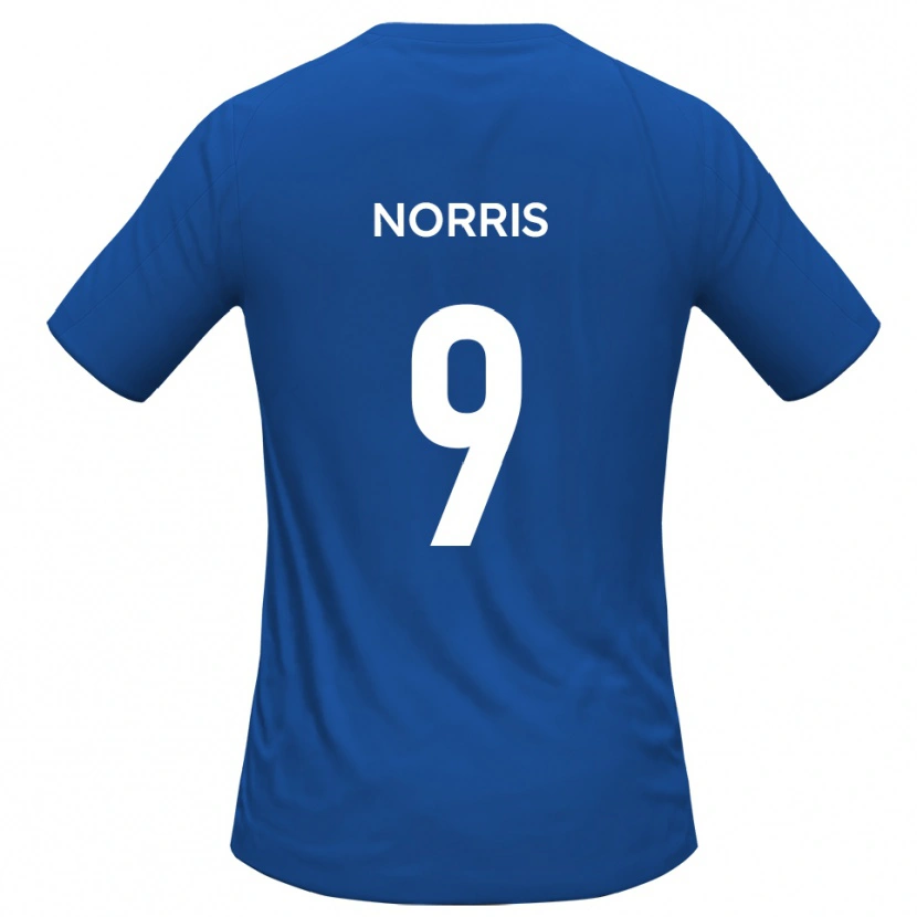 Danxen Criança Camisola Luke Norris #9 Azul Celeste Alternativa 2025/26 Camisa Brasil