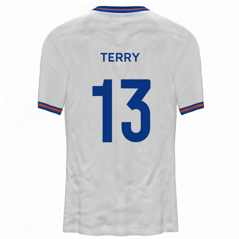 Danxen Criança Camisola Mason Terry #13 Branco Azul Alternativa 2025/26 Camisa Brasil