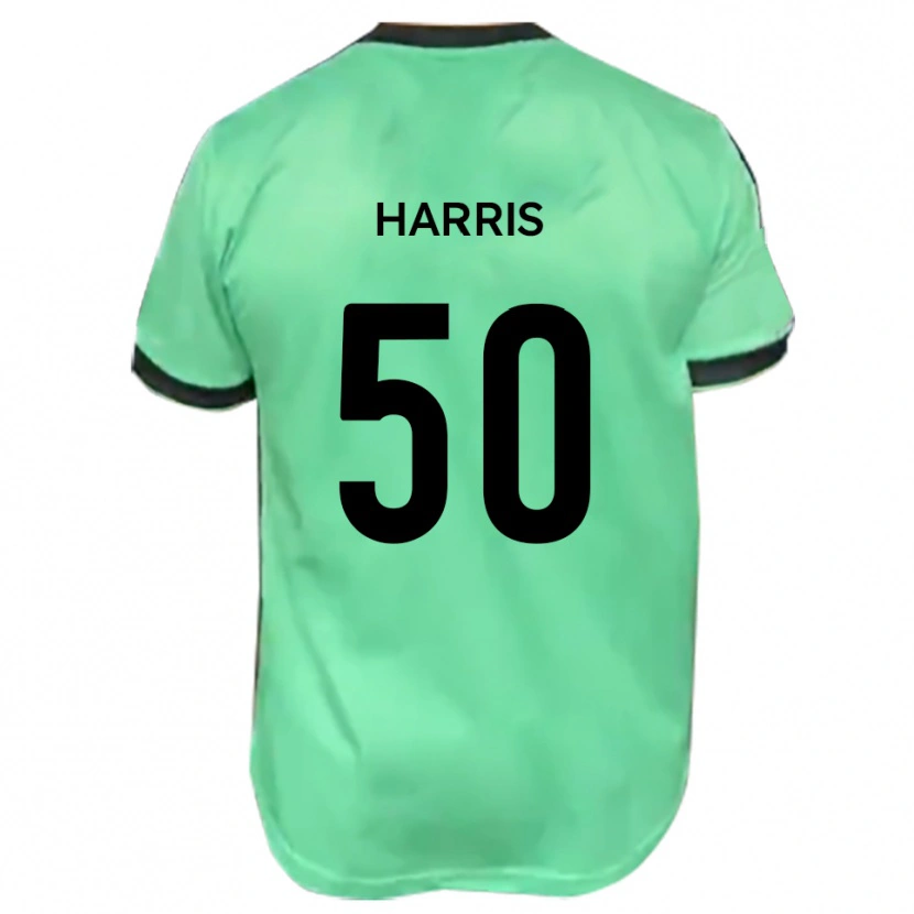 Danxen Criança Camisola Archie Harris #50 Turquesa Preto Alternativa 2025/26 Camisa Brasil