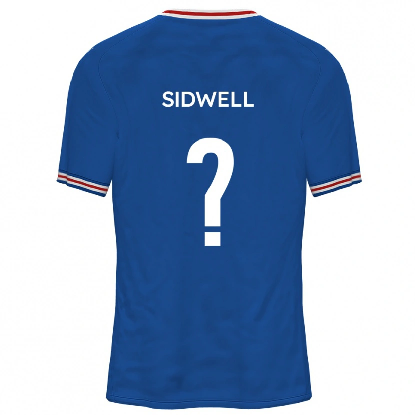 Danxen Criança Camisola Rebecca Sidwell #0 Azul Dodger Alternativa 2025/26 Camisa Brasil
