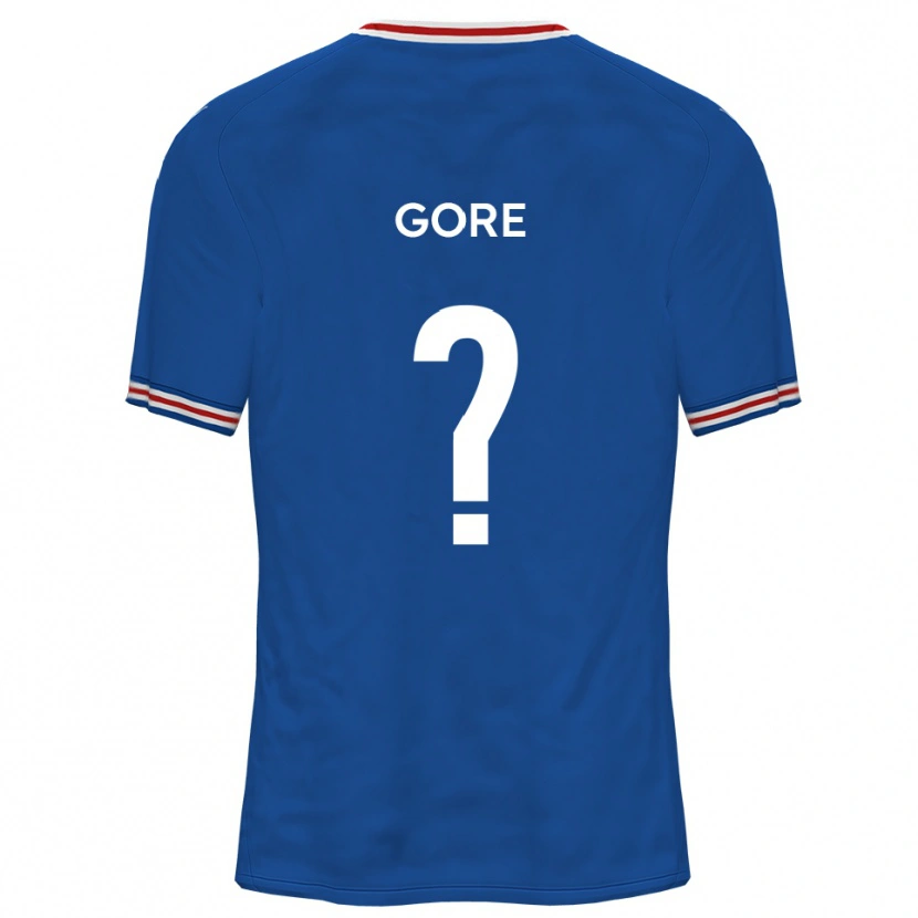 Danxen Criança Camisola Ruby Gore #0 Azul Dodger Alternativa 2025/26 Camisa Brasil