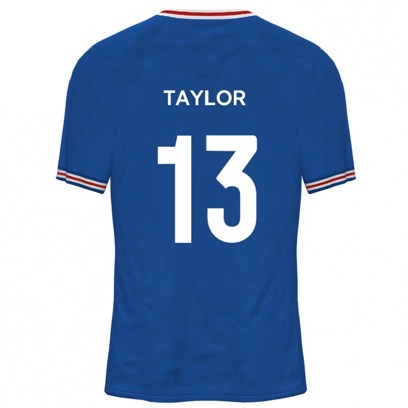 Danxen Criança Camisola Sam Taylor #13 Azul Dodger Alternativa 2025/26 Camisa Brasil