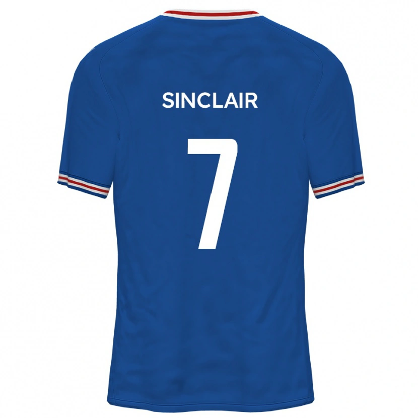 Danxen Criança Camisola Tyrese Sinclair #7 Azul Dodger Alternativa 2025/26 Camisa Brasil