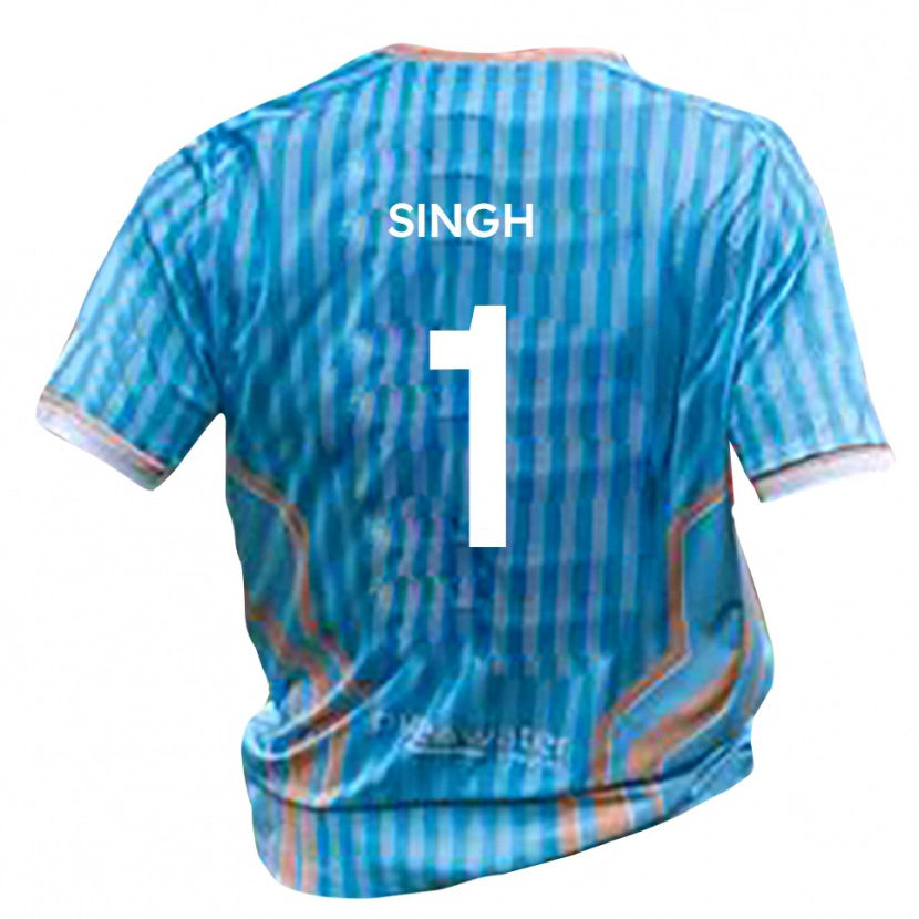 Danxen Criança Camisola Jas Singh #1 Preto Dourado Alternativa 2025/26 Camisa Brasil