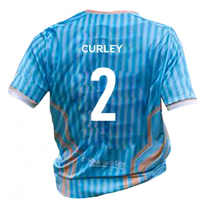 Danxen Criança Camisola Matt Curley #2 Preto Dourado Alternativa 2025/26 Camisa Brasil