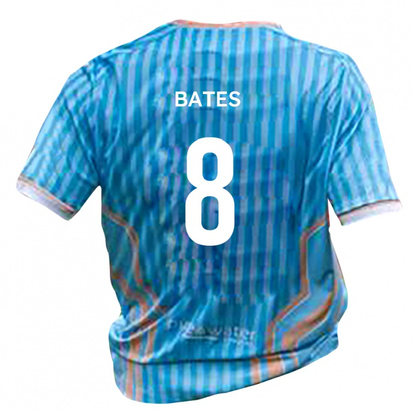 Danxen Criança Camisola Alfie Bates #8 Preto Dourado Alternativa 2025/26 Camisa Brasil