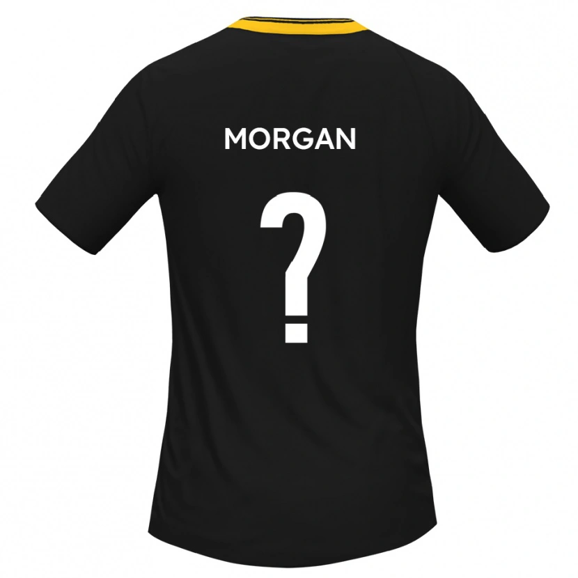 Danxen Criança Camisola Kai Morgan #0 Preto Amarelo Alternativa 2025/26 Camisa Brasil