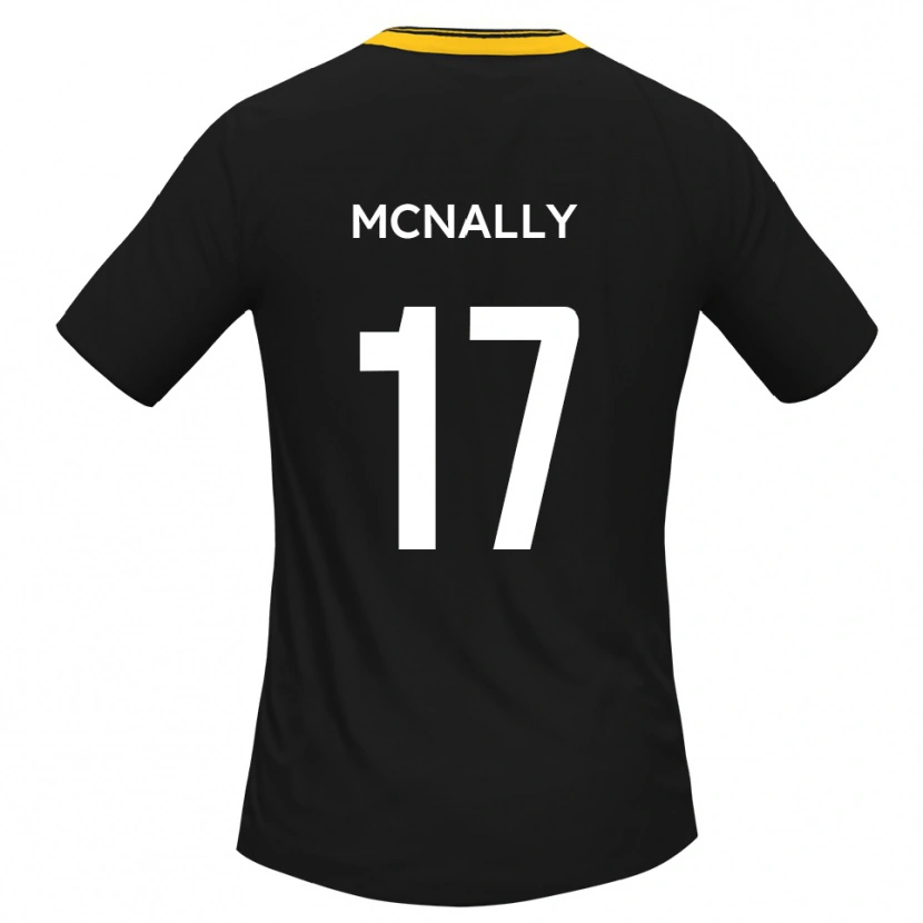 Danxen Criança Camisola Jordan Mcnally #17 Preto Amarelo Alternativa 2025/26 Camisa Brasil