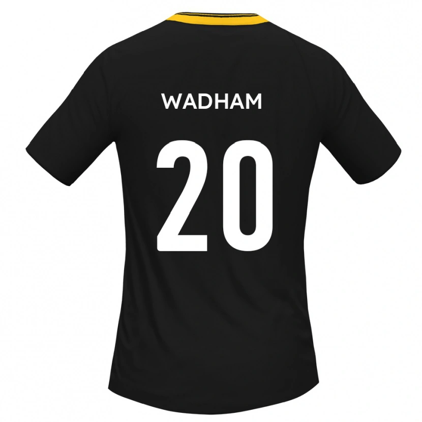 Danxen Criança Camisola Jack Wadham #20 Preto Amarelo Alternativa 2025/26 Camisa Brasil