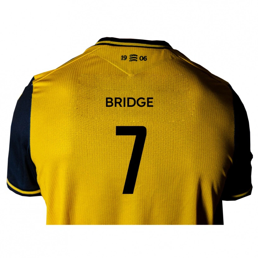 Danxen Criança Camisola Jack Bridge #7 Amarelo Preto Alternativa 2025/26 Camisa Brasil