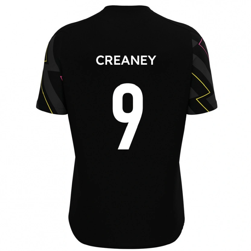 Danxen Criança Camisola Dan Creaney #9 Preto Cinza Alternativa 2025/26 Camisa Brasil