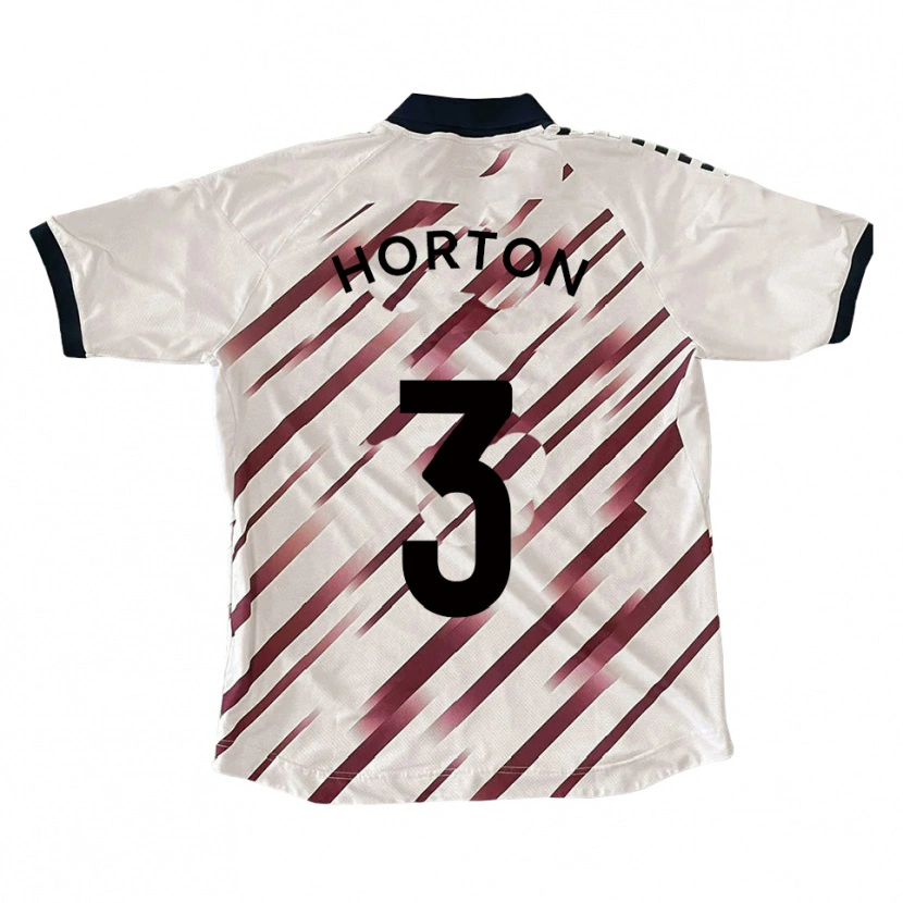 Danxen Criança Camisola Branden Horton #3 Branco Vermelho Alternativa 2025/26 Camisa Brasil