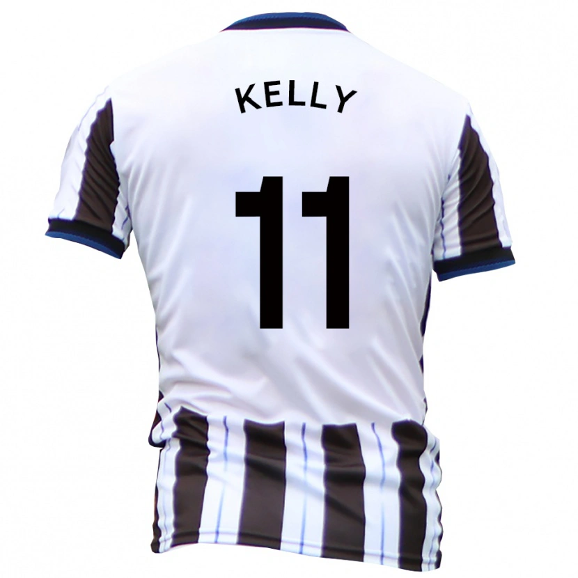 Danxen Criança Camisola Oscar Kelly #11 Branco Preto Alternativa 2025/26 Camisa Brasil