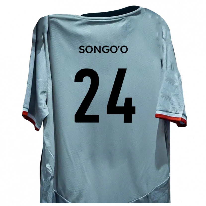 Danxen Criança Camisola Yann Songo'o #24 Branco Preto Alternativa 2025/26 Camisa Brasil