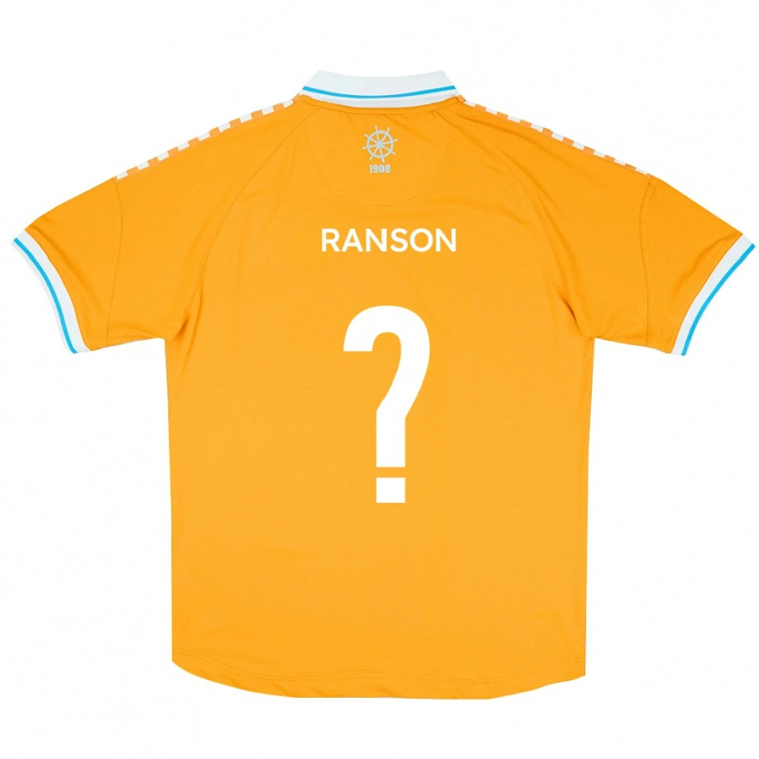 Danxen Criança Camisola Lauren Ranson #0 Amarelo Azul Alternativa 2025/26 Camisa Brasil