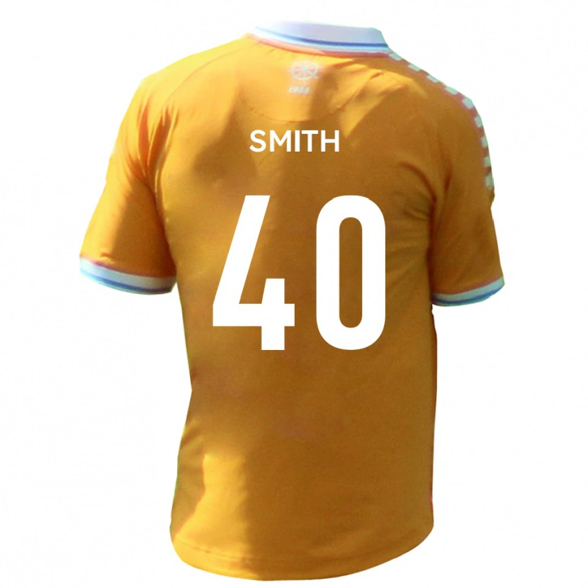 Danxen Criança Camisola Adam Smith #40 Amarelo Azul Alternativa 2025/26 Camisa Brasil