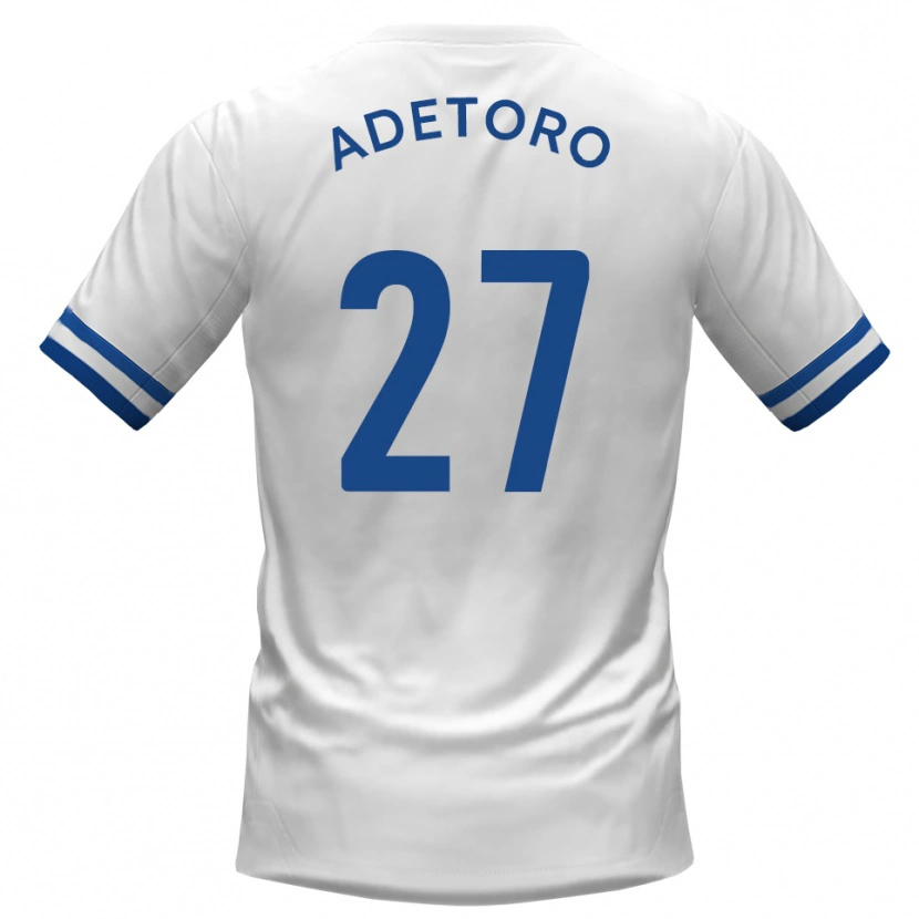 Danxen Criança Camisola Adam Alimi-Adetoro #27 Branco Azul Alternativa 2025/26 Camisa Brasil